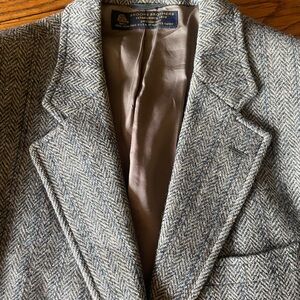 Brooks Brothers Gray and Brown Herringbone Jacket